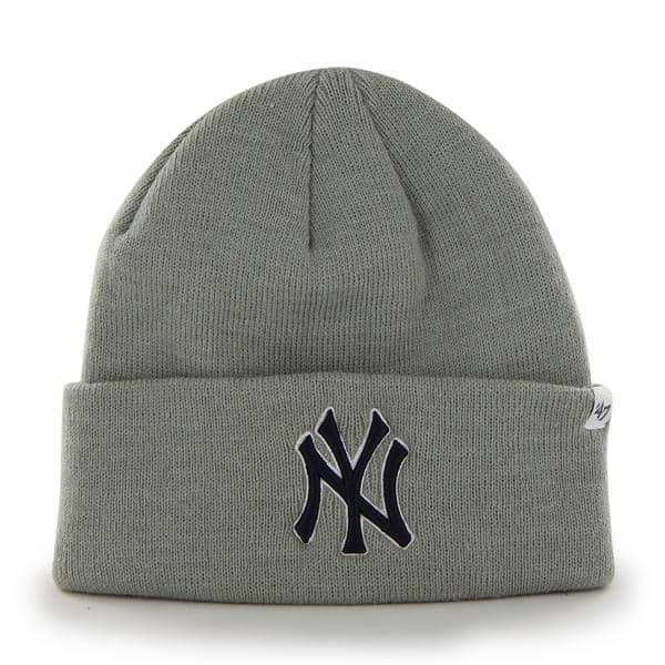 New York Yankees Raised Knit Gray 47 Brand Hat