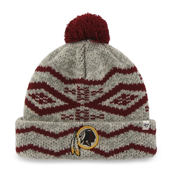 Washington Redskins Brookfield Cuff Knit Gray 47 Brand Hat