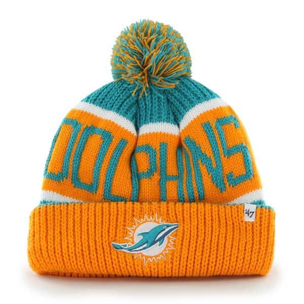 Miami Dolphins Calgary Cuff Knit Neptune 47 Brand Hat