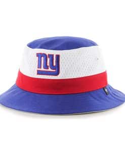 New York Giants Double Line Bucket Royal 47 Brand Hat
