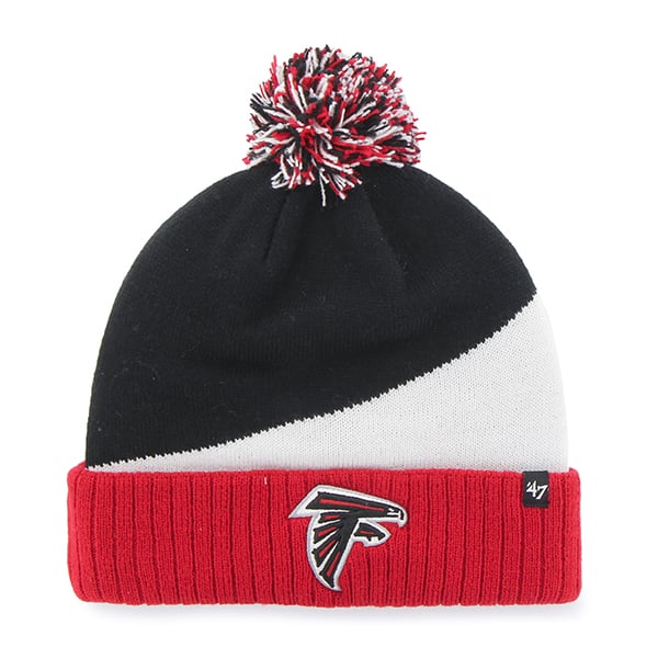 Atlanta Falcons Rockhead Cuff Knit Black 47 Brand Hat ...