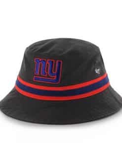 New York Giants Striped Bucket Neon Charcoal 47 Brand Hat