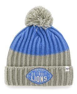 Detroit Lions Founder Cuff Knit Blue Raz 47 Brand Hat