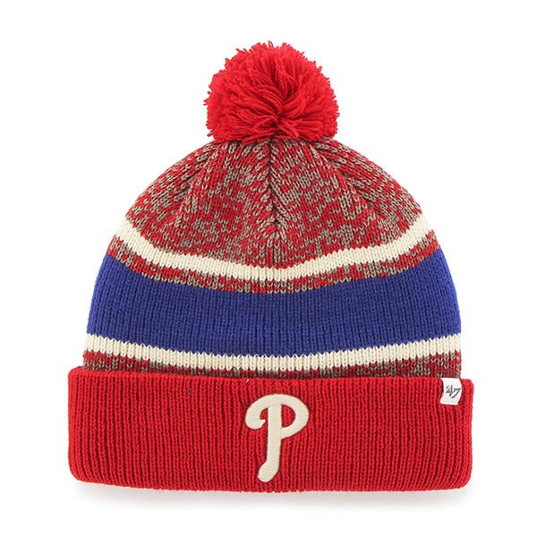 Philadelphia Phillies Fairfax Cuff Knit Red 47 Brand Hat Detroit Game