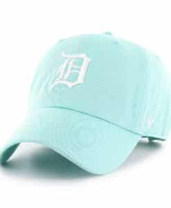 Detroit Tigers Women's 47 Brand Tiffany Blue Clean Up Adjustable Hat