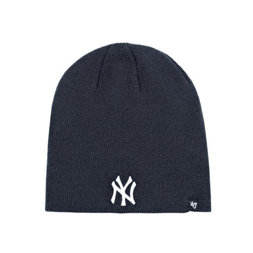 New York Yankees 47 Brand Navy Raised Beanie Hat