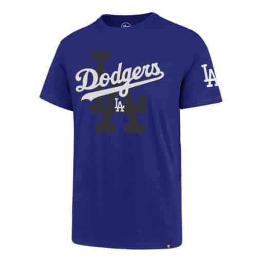 Los Angeles Dodgers Men’s 47 Brand Blue Shadow T-Shirt Tee