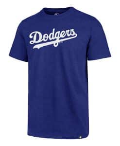 Los Angeles Dodgers Men’s 47 Brand Blue Club T-Shirt Tee