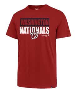 Washington Nationals Men's 47 Brand Red Rival T-Shirt Tee