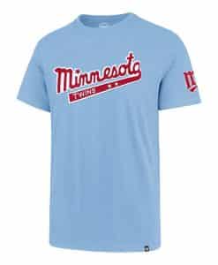 Minnesota Twins Men’s 47 Brand Vintage Carolina Blue T-Shirt Tee