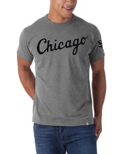 Chicago White Sox Fieldhouse T-Shirt Mens Slate Grey 47 Brand
