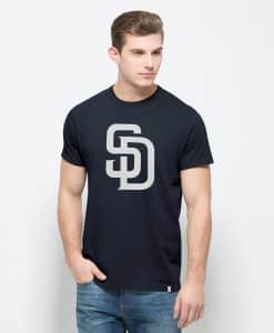 San Diego Padres All Pro Flanker T-Shirt Mens Fall Navy 47 Brand
