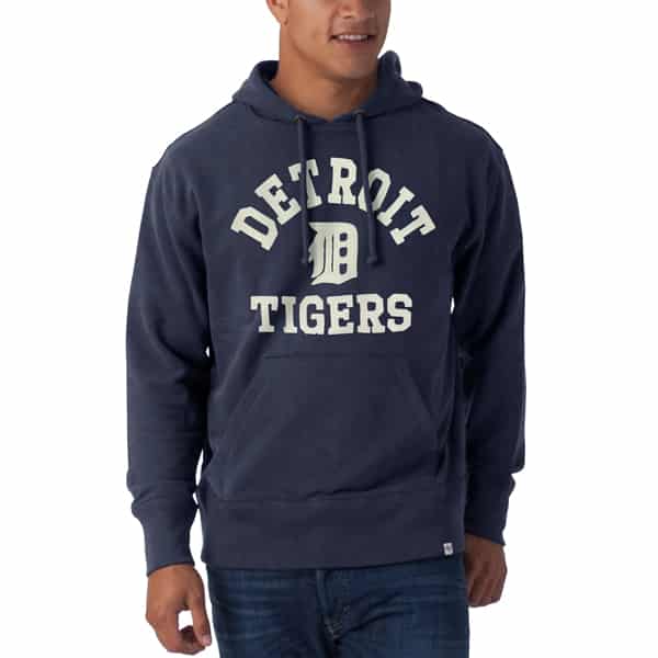 Detroit Tigers Men's 47 Brand Striker Midnight Pullover Hoodie