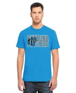 Carolina Panthers Scrum T-Shirt Mens Glacier Blue 47 Brand