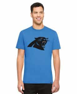 Carolina Panthers Crosstown Flanker T-Shirt Mens Glacier Blue 47 Brand