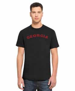 Georgia Bulldogs Scrum T-Shirt Mens Jet Black 47 Brand