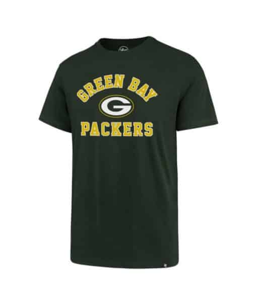Green Bay Packers Men's 47 Brand Dark Green Super Rival T-Shirt Tee