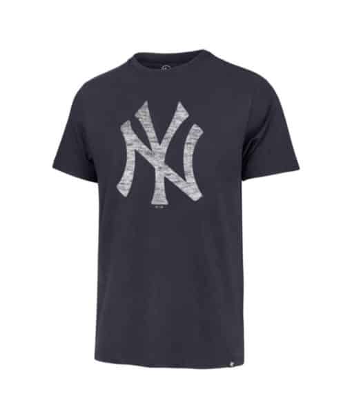 New York Yankees Men's 47 Brand Atlas Blue Franklin T-Shirt Tee