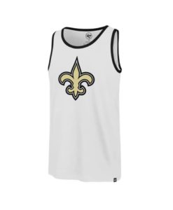 New Orleans Saints Men’s 47 Brand White Tank Top