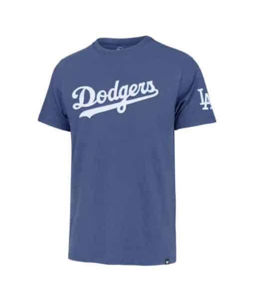 Los Angeles Dodgers Men's 47 Brand Cadet Blue Fieldhouse T-Shirt Tee