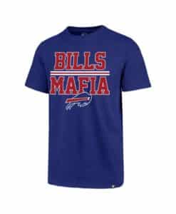 Buffalo Bills Men's 47 Brand Mafia Blue T-Shirt Tee