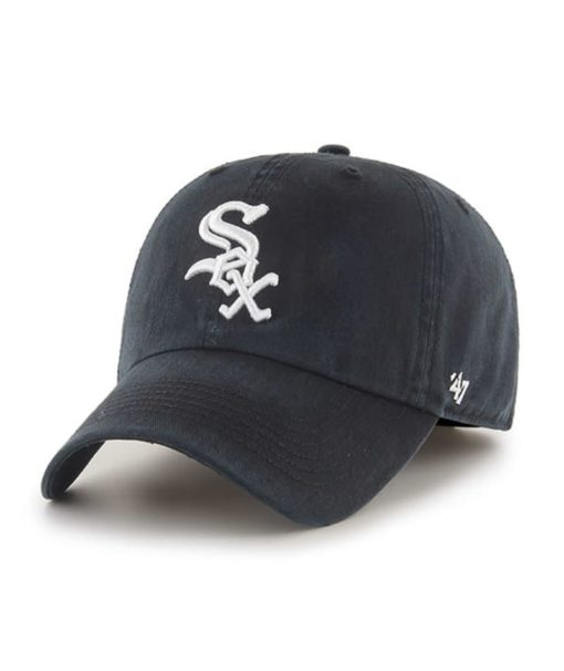 Chicago White Sox 47 Brand Black Franchise Fitted Hat