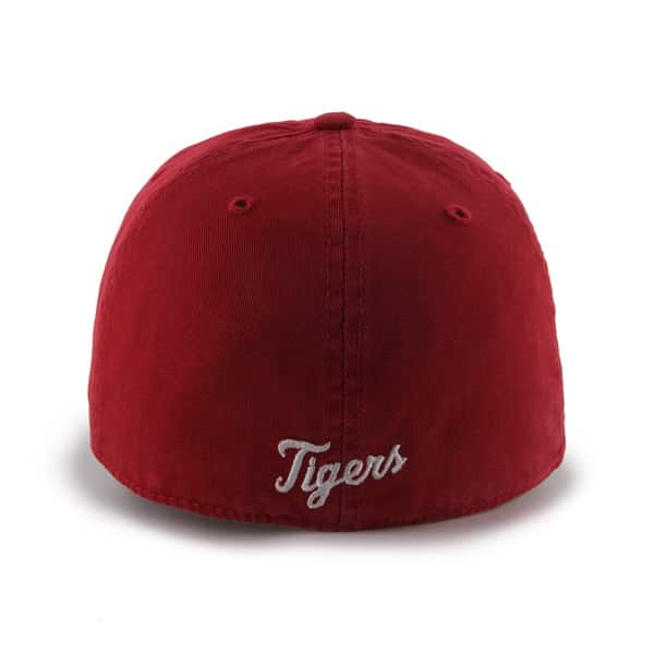 red detroit fitted hat