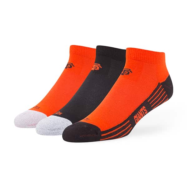 San Francisco Giants Skylite Motion Low Cut Socks 3 Pack Team Color 47 Brand