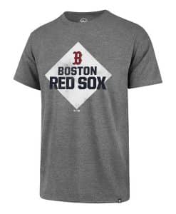 Boston Red Sox Men's 47 Brand Gray DI League T-Shirt Tee