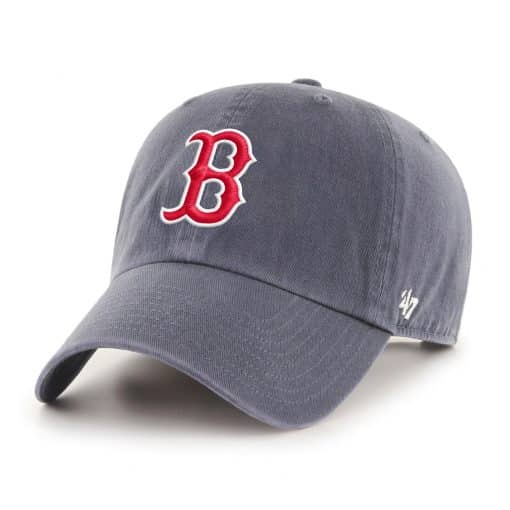 Boston Red Sox 47 Brand Vintage Navy USA Flag Clean Up Adjustable Hat