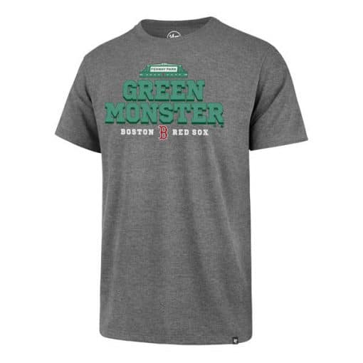 Boston Red Sox Men's 47 Brand Green Monster Gray T-Shirt Tee