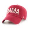 Alabama Crimson Tide 47 Brand Finley Razor Red Clean Up Hat