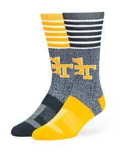 Georgia Tech Yellow Jackets Vernon Fuse Socks Navy 47 Brand