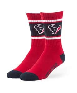 Houston Texans Duster Sport Socks Red 47 Brand