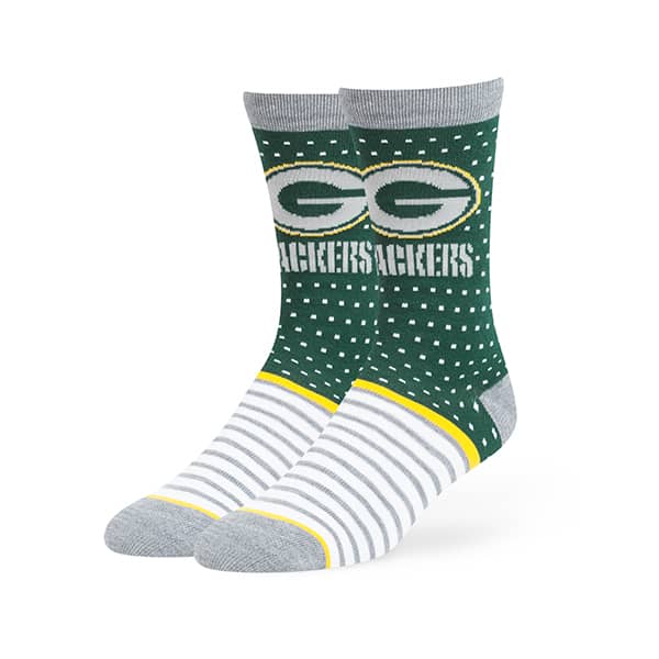 Green Bay Packers 47 Brand Dark Green Willard Flat Knit Socks - Detroit ...