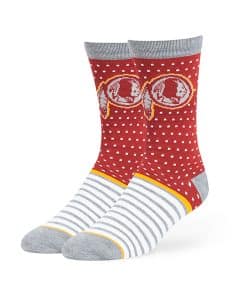 Washington Redskins Willard Flat Knit Socks Razor Red 47 Brand