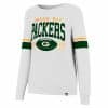 Green Bay Packers Women's 47 Brand Throwback Fleece Long Sleeve Shirt