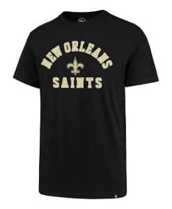 New Orleans Saints Men's 47 Brand Black Rival T-Shirt Tee