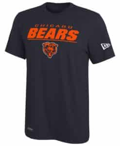 Chicago Bears Men's New Era Navy Dri-Tek T-Shirt Tee