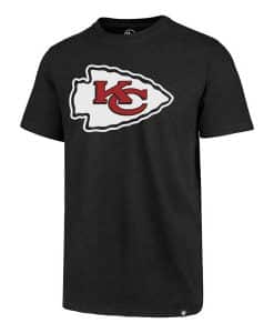 Kansas City Chiefs Men's 47 Brand Black Club T-Shirt Tee