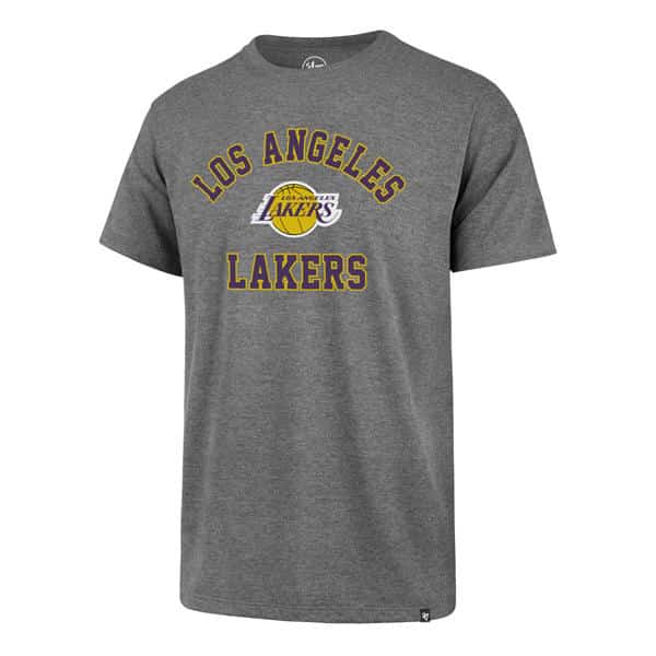 Los Angeles Lakers Men's 47 Brand Gray Rival T-Shirt Tee - Detroit Game ...