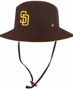 San Diego Padres 47 Brand Brown Panama Bucket Hat