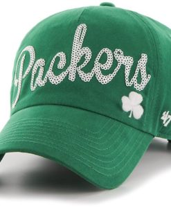 Green Bay Packers 47 Brand Green St Patty’s Sparkle Hat
