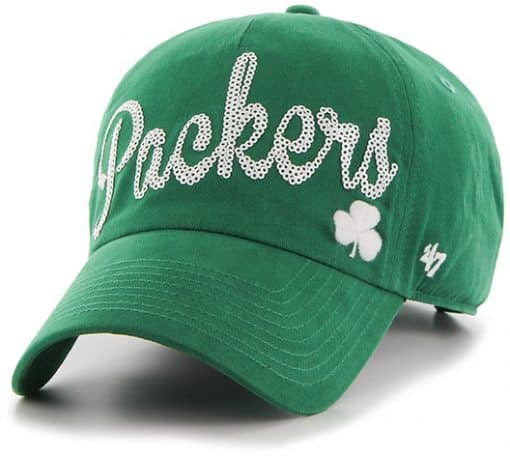 Green Bay Packers 47 Brand Green St Patty’s Sparkle Hat