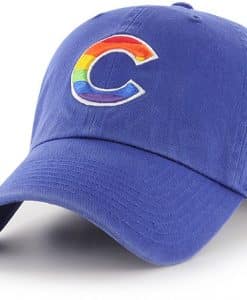 Chicago Cubs Pride 47 Brand Royal Clean Up Adjustable Hat