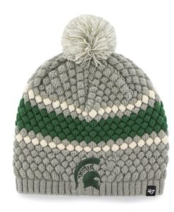 Michigan State Spartans 47 Brand Women's Leslie Knit Gray Hat