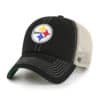Pittsburgh Steelers 47 Brand Trawler Black Clean Up Mesh Snapback Hat