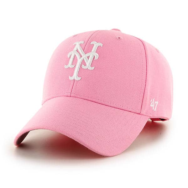 pink mets cap