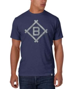 Brooklyn Dodgers Men's 47 Brand Blue Scrum T-Shirt Tee