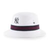 New York Yankees 47 Brand White Striped Bucket Hat